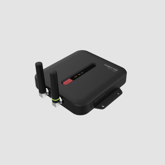 금호타이어 타이어 센서무선통신기. <금호타이어 제공>